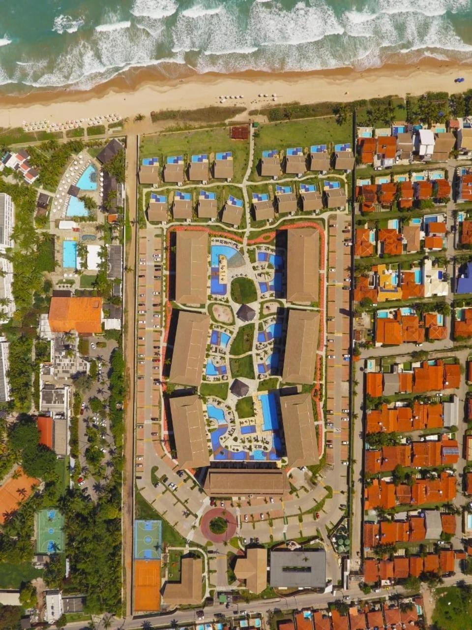 Luxuoso Flat 3 Quartos, Terreo, No Cupe Beach Living - Beira Mar De Porto De Galinhas Bagian luar foto