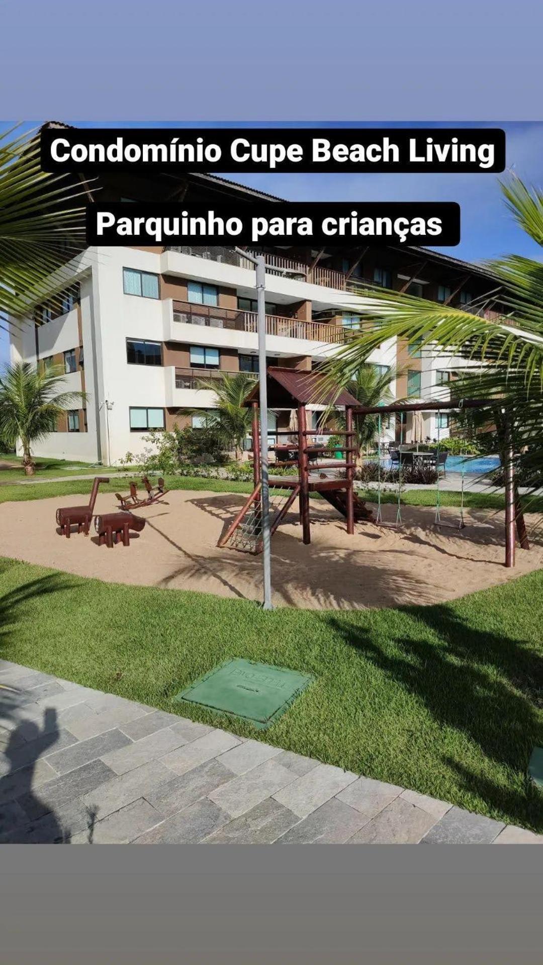 Luxuoso Flat 3 Quartos, Terreo, No Cupe Beach Living - Beira Mar De Porto De Galinhas Bagian luar foto
